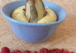 Рецепт: Клафути малиново-грушевый