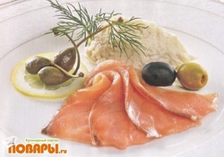 Рецепт: Закуска из семги