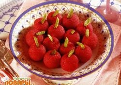 Рецепт: Вишни из марципана