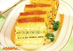 Рецепт: Торт со спаржей