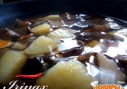 Рецепт: Грибной суп