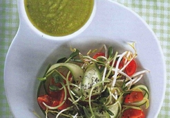 Салат из проростков  