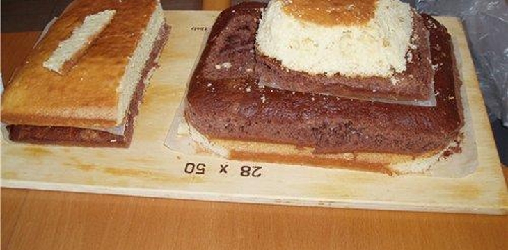 Шаг №2 Торт Молния Маккуин от Larissa3