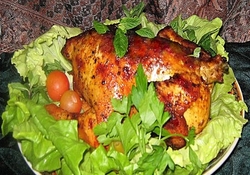 Рецепт: Курица, запеченная в духовке