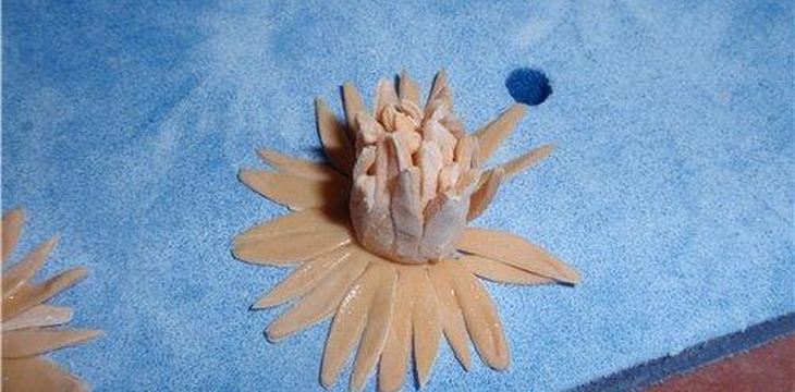 Шаг №6 МК по астрам-хризантемам от TaninTortik