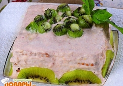 Рецепт: "Фруктовая пирамидка"