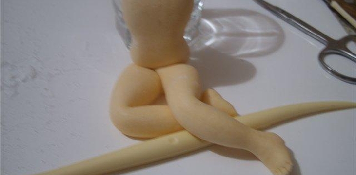 Шаг №14 МК Лепка людей от tanusha84