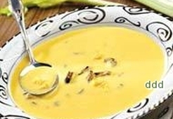 Суп-пюре из кукурузы с мидиями