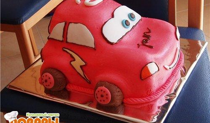 Торт Молния Маккуин от Larissa3