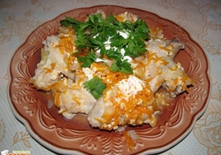 Рецепт: Куриные крылышки в кефире