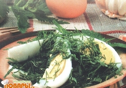 Рецепт: Салат из крапивы