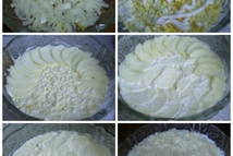 Шаг 3: 4 слой. Мелко натёртый сыр. …