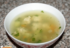 Суп с фрикадельками в мультиварке