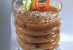 Овощной суп с овсяными хлопьями  