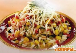 Рецепт: Рис пестрый