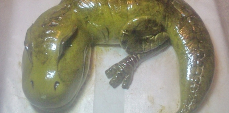 Шаг №14 МК МК Торт Динозавр от alizka