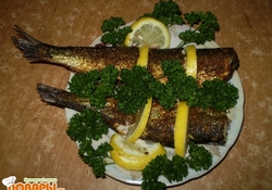 Рецепт: Запеченая селедка