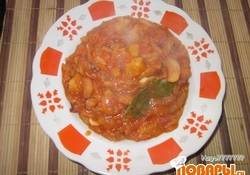 Рецепт: Овощное рагу с фасолью