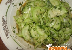 Рецепт: Кабачки "Пальчики оближешь"