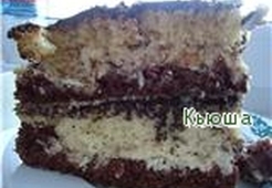 Пражский полосатый торт