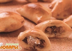 Рецепт: Новогодние пирожки с пожеланиями