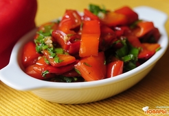 Салат из красного перца