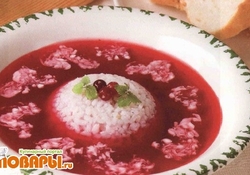 Рецепт: Суп из черники