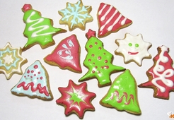 Новогоднее песочное печенье/Christmas Cookies/