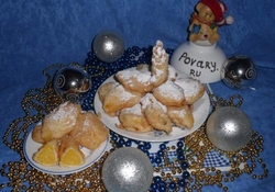 Рецепт: Апельсины в кляре "Новогоднее настроение"