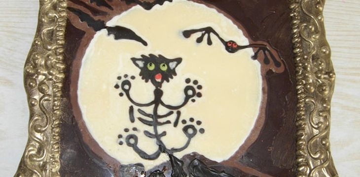 Шаг №10 МК Шоколадная кртинка от Toropyga