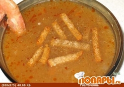 Рецепт: Вкуснющий рыбный суп