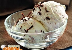 Рецепт: Имбирно-шоколадное мороженое из йогурта