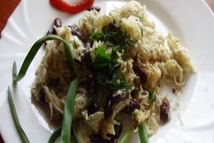 Шаг 4: Помешиваем. Можно подрумянить дно импровизированного …