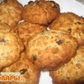 Печенье с овсяными хлопьями и изюмом