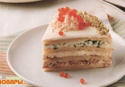 Рецепт: Торт закусочный