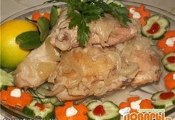 Курица в луковом соусе