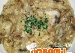 Рецепт: Ризотто с грибами