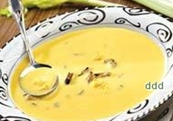 Рецепт: Суп-пюре из кукурузы с мидиями