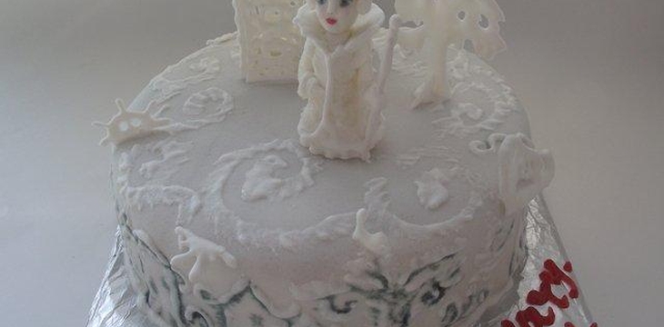 Шаг №10 Торт "Белоснежная сказка" от Вредина 