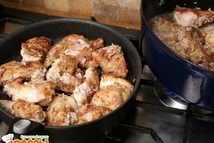 Шаг 3: Маринуем примерно 3-4 часа!!! Жарим!!!