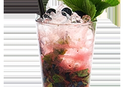 Рецепт: Мохито голубичный