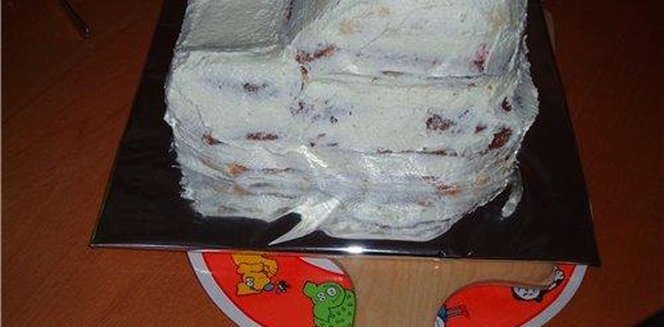 Шаг №4 Торт Молния Маккуин от Larissa3