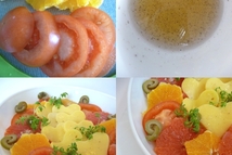 Шаг 2: Делаем заправку: взбиваем сок лимона, …