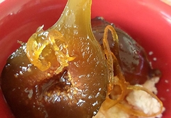 Варенье из зеленого инжира с апельсином и ароматом роз