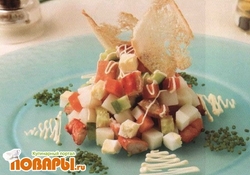 Рецепт: Оливье по-дальневосточному