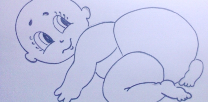 Шаг №1 МК Малышка с пинетками