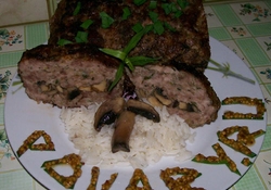 Рецепт: Абхазуза с грибами