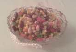 Нарядный постный салат (мексиканский)