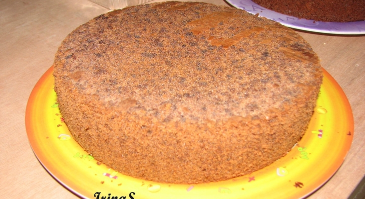 Генуэзский шоколадный бисквит