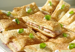 Рецепт: Закусочные наполеончики